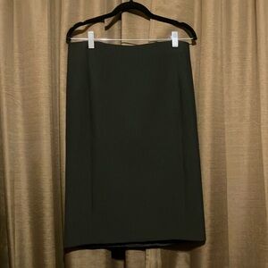 Elegant Dark Green Pencil Skirt for Women